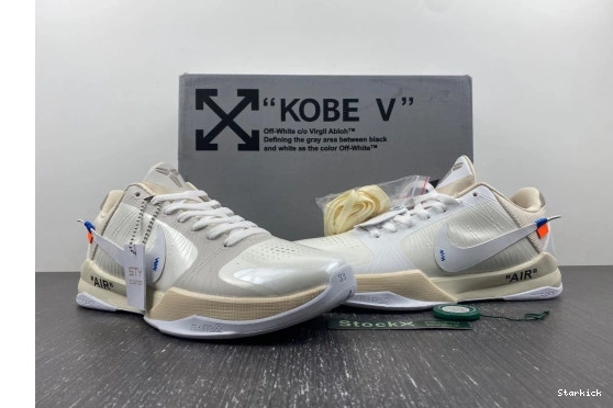 White DB4796-101 Rice Protro Nike 5 Kobe Undefeated  1012